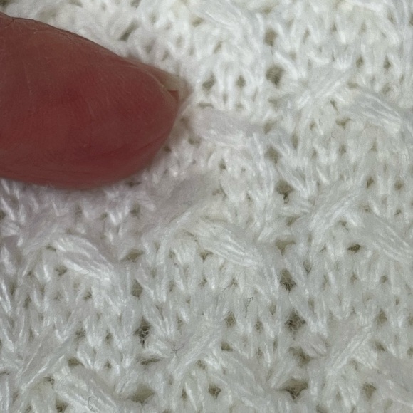 ASOS Women’s Crochet Knit Bodycon Pull-On Unlined Maxi Skirt Ivory Size 8 - Picture 12 of 12